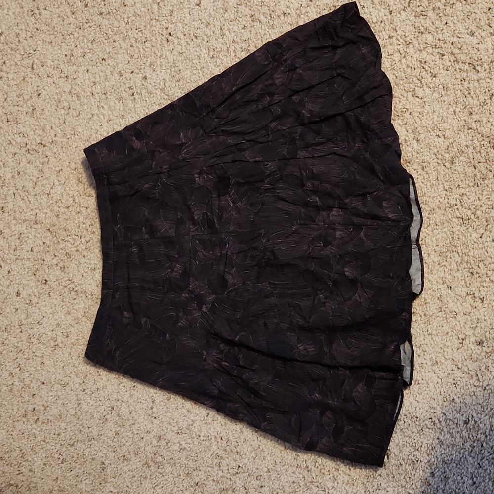 Jigsaw Purple & Black Skirt Sz 4